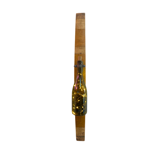 Wine Barrel Stave Bottle Vase/Sconce (Single)