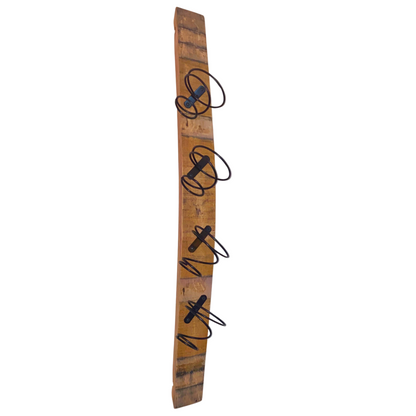 Wine Barrel Stave Wine Rack (Single Stave)