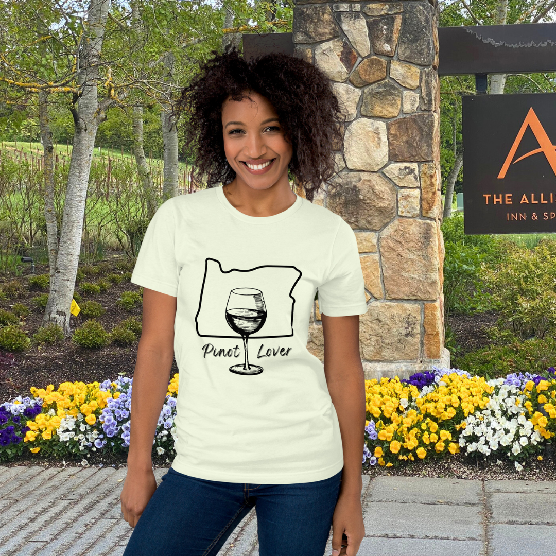 Pinot Noir Lover Unisex T-Shirt - Oregon Wine Shirt