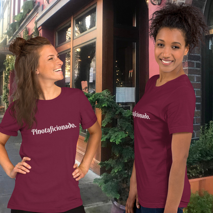 Pinotaficionado - The Pinot Noir T-Shirt That Makes a Statement - Oregon Wine Shirt