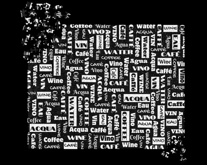 'Wine Water Coffee' Jigsaw Puzzle